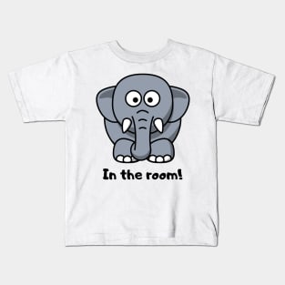 Elephant in the room design Kids T-Shirt